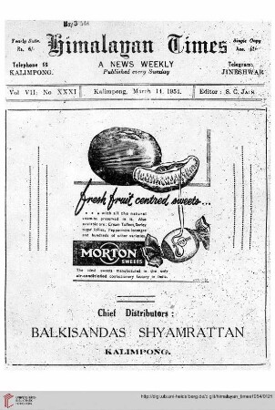 No. XXXI (14 March 1954)