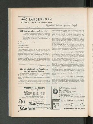 Viel Lärm um Lärm - muß das sein?