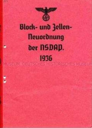 Sammlung von Anordnungen zur organisatorischen Gliederung der NSDAP