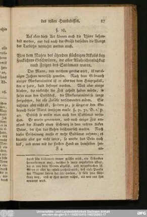 Von dem Nutzen des ätzenden flüchtigen Alkalis bey speckichten Geschwüren, die aller Wahrscheinlichkeit nach Folgen des Sublimats waren.