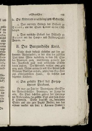 B. Der Burgundische Kreis.