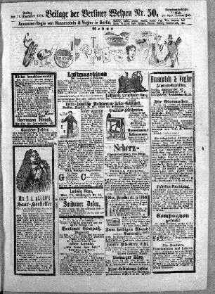Beilage der Berliner Wespen Nr. 50