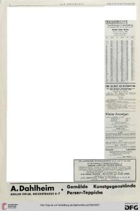 Nr. 48 (27. Nov. 1932), S. 4: Preisberichte