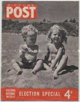 Britische Wochenzeitung "Picture Post" u.a. zur Parlamentswahl in Großbritannien