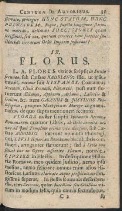 IX. Florus