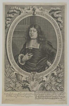Bildnis des Valentinus Daniel Hartlaub