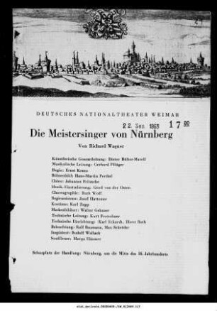 Die Meistersinger von Nürnberg