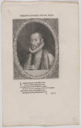 Bildnis des Philippo Edvardo Fvggaro in Kirchberg et Weissenhor