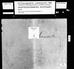 Stammrolle des Stabs Infanterieführer 13