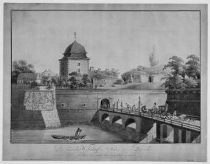 Das ehemalige Wilsdruffer Thor zu Dresden welches im Jahr 1811 demoliret worden
