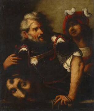 Saul und David mit dem Haupt Goliaths