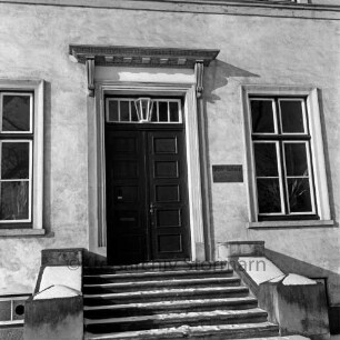 Gut Altfresenburg: das Herrenhaus: die Eingangstür