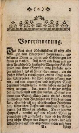 Moralische Gedanken über die verschiedene Wichtigkeit und den Werth der freyen Handlungen