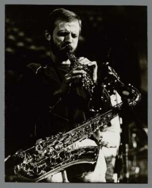 Andrzej Olejniczak : Portrait des Jazzmusikers Andrzej Oleniczak beim Jazz Jamboree Warschau 1983