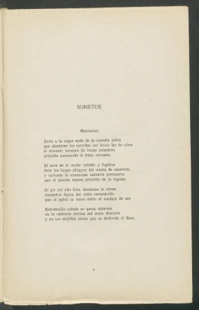 Sonetos