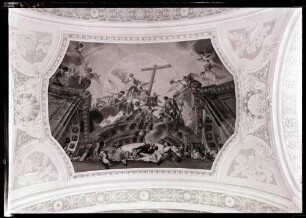 Klosterkirche; Schiff, Deckenbild nach der Restaurierung