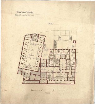 Kempfle, Matthias; ohne Ort; Badeanstalt - Grundriss EG