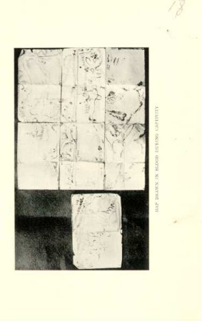 Map drawn in blood during captivity