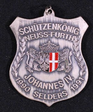 Orden Schützenkönig Neuss-Furth 1990/91 Johannes Selders