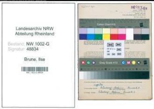 Entnazifizierung Ilse Brune, geb. 15.01.1916 ()