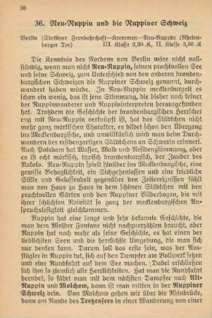 36. Neu-Ruppin und die Ruppiner Schweiz