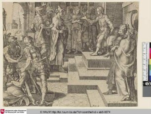 [Daniel cross-examining the Elders; Daniël verhoort de ouderlingen; Daniel verhört die Greise]