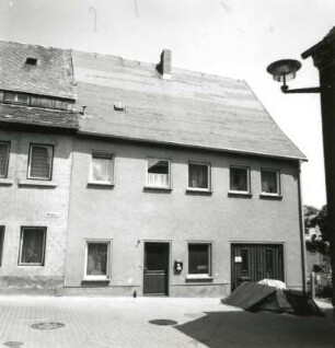 Oederan, Webergasse 4. Wohnhaus. Straßenansicht