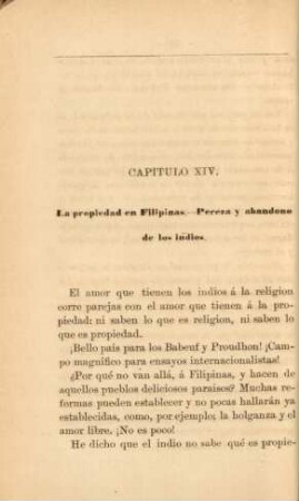 Capitulo XIV. La propiedad en Filipinas. ...