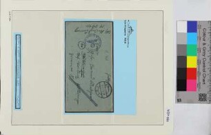 Privat-Feldpostbrief, Schiffsname/Landeinheit: U-324, Feldpostnr. 00111; Frankatur, Mi.-Nr.: [Keine]; Poststempel: a 04.VII.44; Nebenstempel: Dienststelle Feldpost-Nr. M 00111