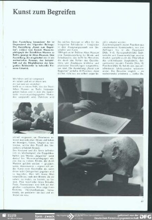 Kunst zum Begreifen