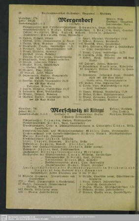 Merschwitz mit Rittergut