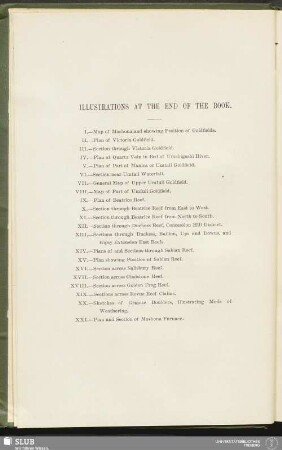 Illustrations at the end of the book