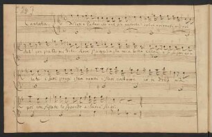 Ninfe e pastori. Arr; S, bc; HWV 139