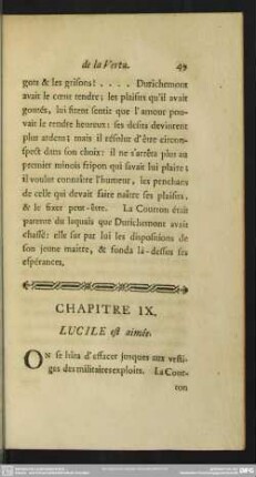 Chapitre IX. [XI.] Lucile est aimée