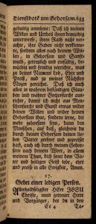 655-663, Einer ledigen Person