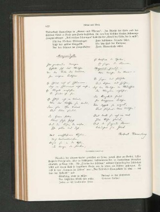 Handschrift Hamerlings