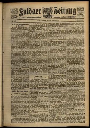 Ausgabe vom Montag, den 22. Oktober 1906.