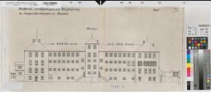 Arnsberg, Amtsgericht, Gerichtsgefängnis und Dienstwohnung des Landgerichtspräsidenten, Rückansicht