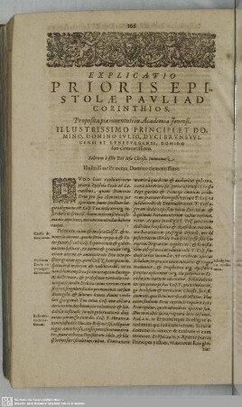 Explicatio Prioris Epistolae Pauli Ad Corinthios