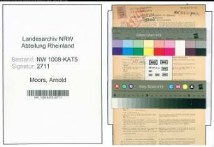 Entnazifizierung Arnold Moors , geb. 04.07.1899 (Vertreter)