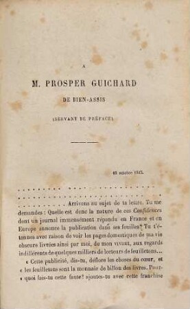Les confidences