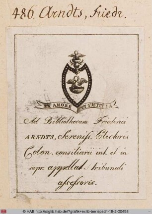 Wappen des Friedrich Arndts