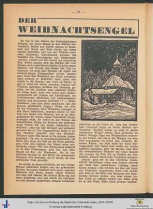 Der Weihnachtsengel.