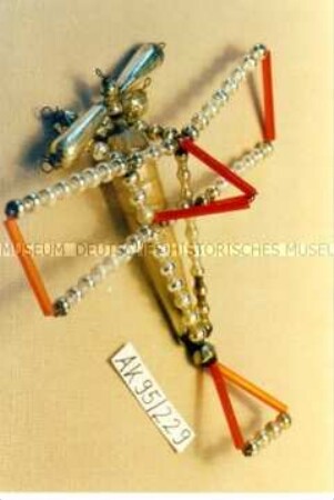 Gablonzer Christbaumschmuck - Flugzeug, mittel