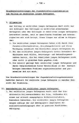 108-114, zum Vollzug an weiblichen jungen Gefangenen
