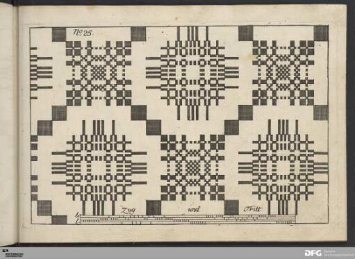 [Muster no. 25 bis no. 42.]