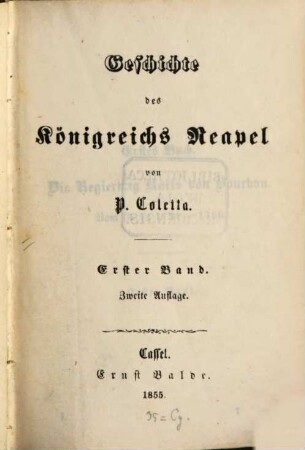 Geschichte des Königreichs Neapel, 1