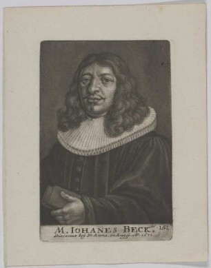 Bildnis des Iohannes Beck