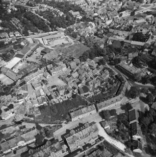 "Münzenberg" westlich der Altstadt von Quedlinburg : Blickrichtung Osten