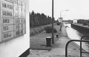 Schleuse Petershagen/Weser